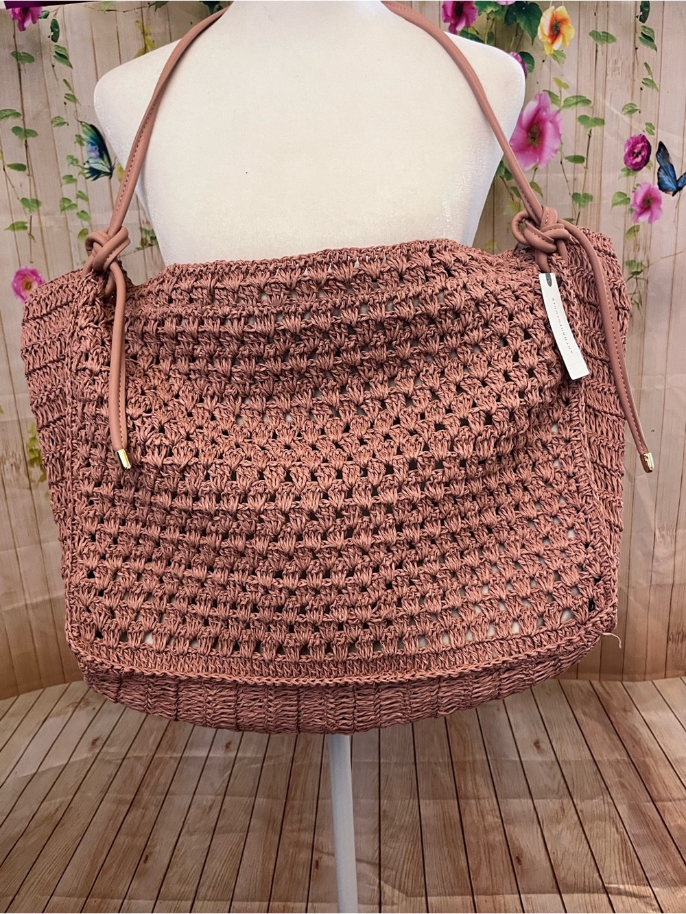 Dolce Vita Ravello Raffia Shoulder Bag - Picture 12 of 16